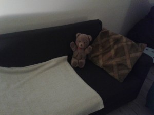 Soll ersetzt werden: Stoffsofa.